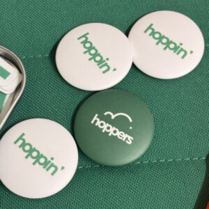Hoppin Pin Badge